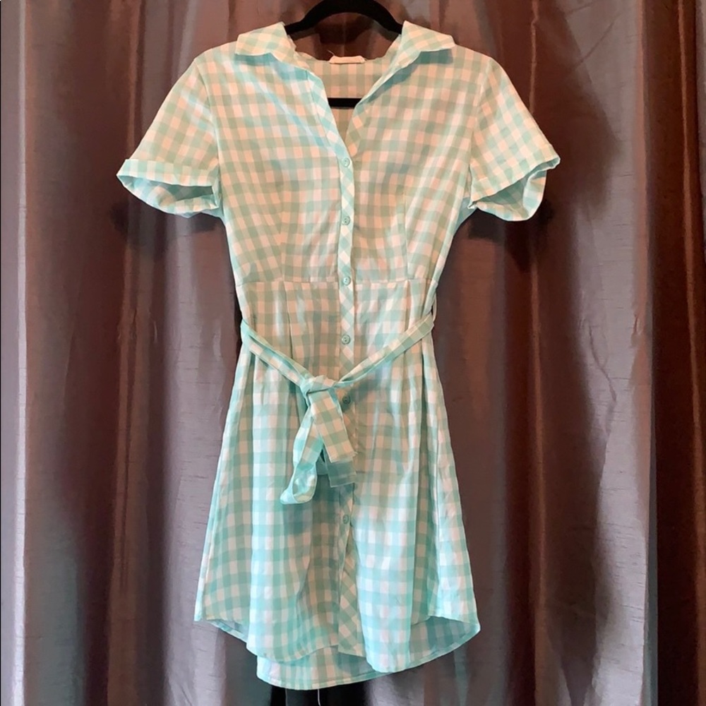 50’s style checkered dress